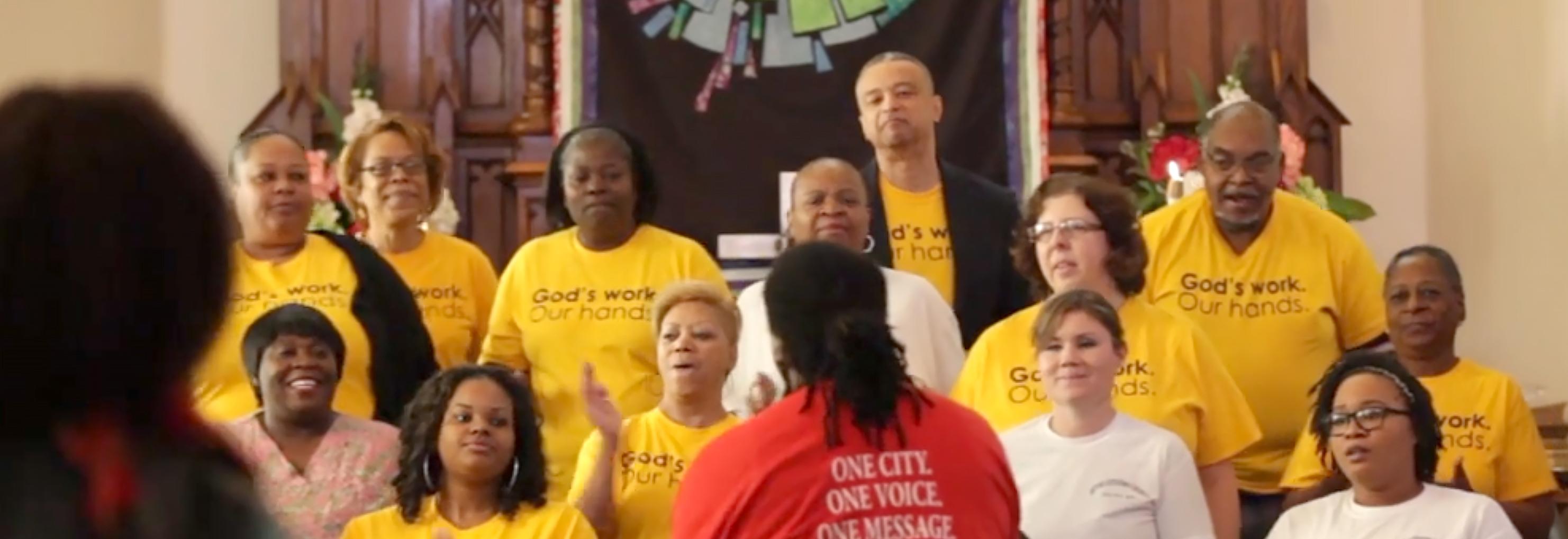 God's work. Our hands. Sunday Hymn Contest