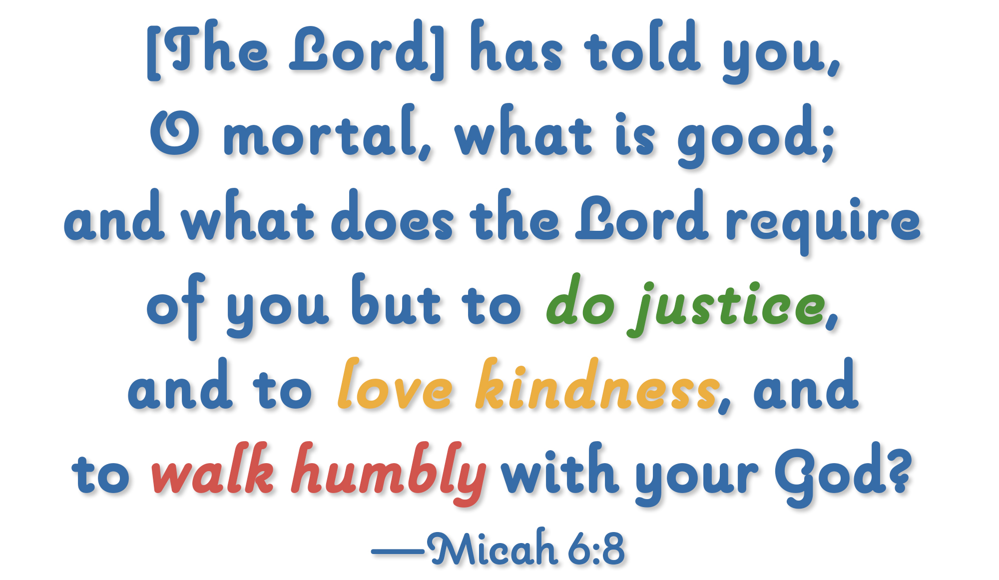 Micah 6:8